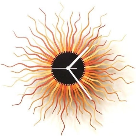 メデューサクロック◆ARD001.12.101◆デザイン掛け時計 (イエロー系)◆Medusa Wall Clock