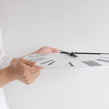 アレッシィ◆ALESSI  12-W◆フィレンツェ掛け時計 (ホワイト)◆36㎝◆FIRENZE