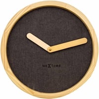 NEXTIME◆NEXT  3155BR◆"Calmest" 穏やかな壁掛け時計◆ø 30 cm x 4 cm◆ジェット・シャイブ
