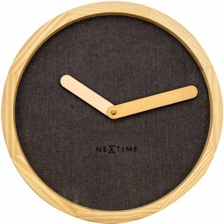 NEXTIME◆NEXT  3155BR◆"Calmest" 穏やかな壁掛け時計◆ø 30 cm x 4 cm◆ジェット・シャイブ