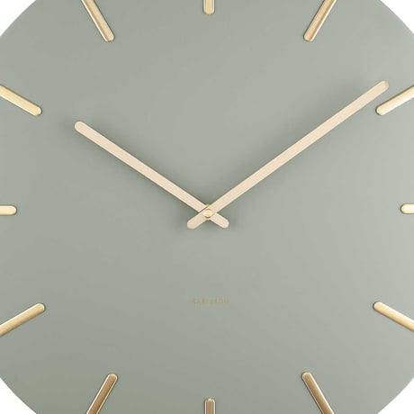 カールソン◆KARLSSON KA5716DG◆シンプルウォールクロック(ジャングルグリーン)◆45cm◆Charm Wall Clock