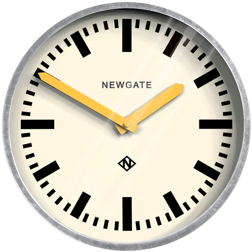 ニューゲート◇Newgate LUGG667GALCY◇黄色い針の掛け時計 (30