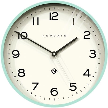 ニューゲート◆NUMTHR129AM◆ナンバースリーエコークロック  大型掛け時計 (アクアマリン、37㎝)◆Number Three Echo Clock