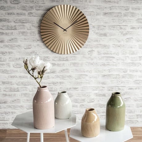 カールソン◆KARLSSON  KA5658GD◆センス 掛け時計(ゴールド50cm)◆Sensu Clock Large