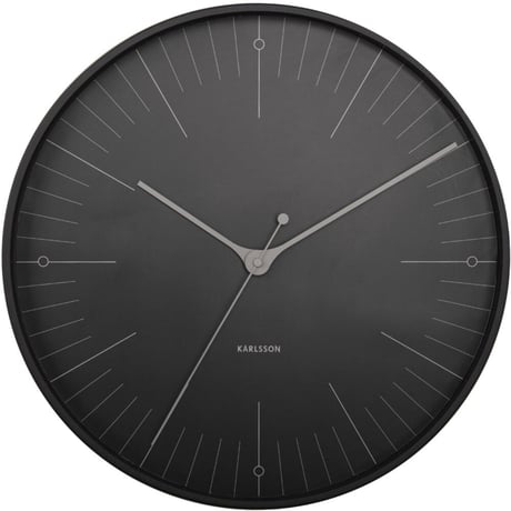 カールソン◆KARLSSON  KA5769BK◆デザイン掛け時計(40cm)◆ブラック◆BOXTEL＆BUIJS