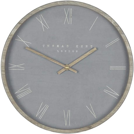 トーマスケント◆THOMAS KENT ◆‎ノルディックデザイン掛け時計◆セメントグレー◆約30cm