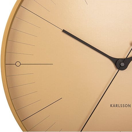カールソン◆KARLSSON  KA5769YE◆デザイン掛け時計(40cm)◆スチールイエロー◆BOXTEL＆BUIJS