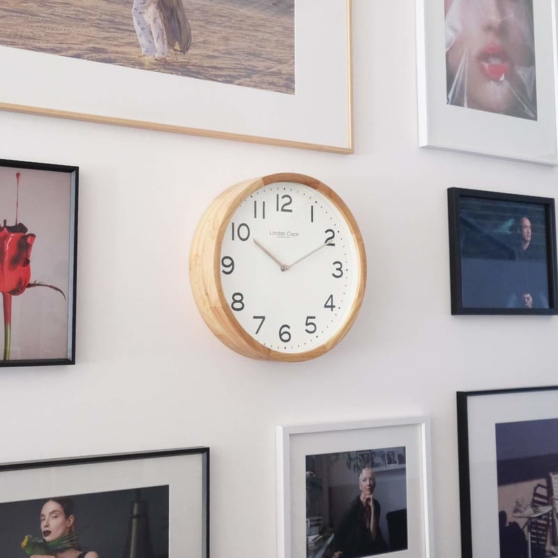 ロンドンクロック◇LONDON CLOCK 1234◇木製ケースウォールクロック