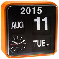 カールソン◆KARLSSON KA5364OR◆ミニフリップ壁掛け時計(オレンジ)◆Mini Flip Wall Clock