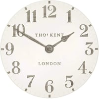 トーマスケント◆THOMAS KENT  CAA2WT012001◆掛け時計◆アラビア時計ライムストーンホワイト◆直径30㎝