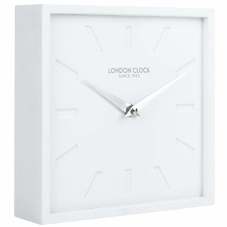 ロンドンクロック◆LONDON CLOCK 3145◆白いシンプル壁掛け時計◆London Clock Company