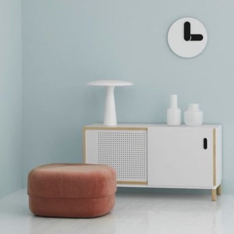ノーマンコペンハーゲン◆NORMANN COPENHAGEN◆シンプル掛け時計(白)◆ジョナス・ワーゲル