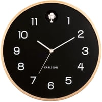 カールソン◆KARLSSON  KA5886BK◆ナチュラルカッコー掛け時計(ブラック)◆31.5cm
