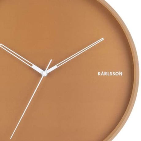 カールソン◆Karlsson KA5807BR◆HUE壁掛け時計(40cm)◆茶◆アルマンドブリーベルド