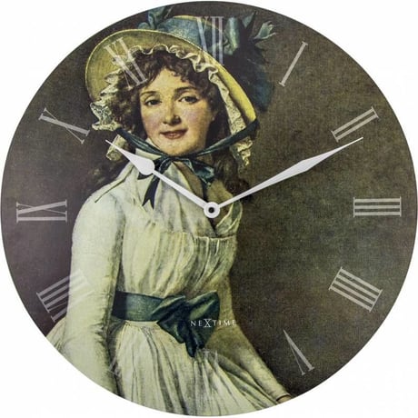 NEXTIME◆NEXT  3186◆"Mrs SERIZY"セリジー夫人の肖像 掛け時計◆50 cm◆ジャック・ルイ・ダビッド