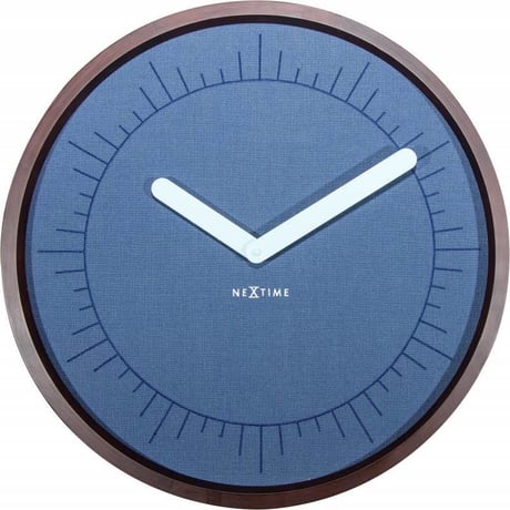 NEXTIME◆NEXT  3201◆"Calmest" 穏やかな壁掛け時計◆ø 50 cm x 4,5 cm◆ジェット・シャイブ