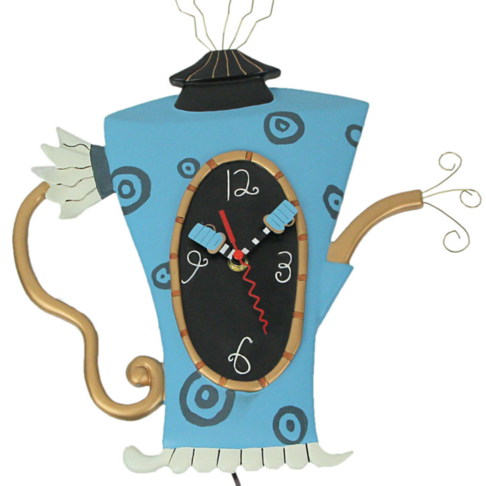 Allen Designs アレンデザイン 掛け時計 青いふくろう 海外購入 Allen Designs アレンデザイン 掛け時計 青いふくろう 海外購入