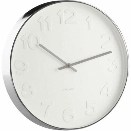 カールソン◆KARLSSON KA4381◆ミスターホワイト 掛け時計(51cm)◆Mr White Numbers Wall Clock