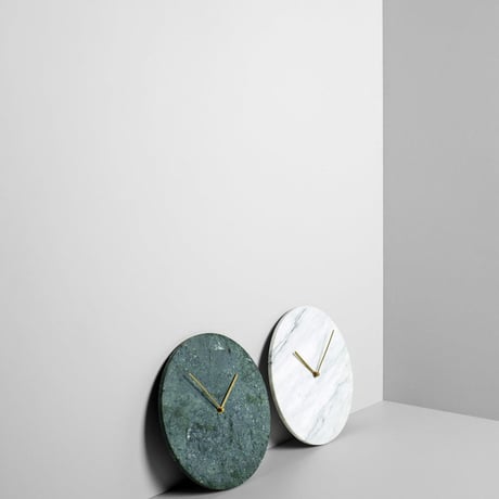 メニュー◆Menu◆Marble wall clock◆大理石の壁掛け時計、ホワイト◆Norm Architects