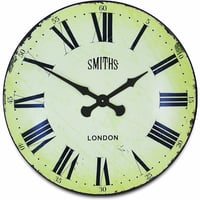 ロジャーラッセル◆Roger Lascelles◆XL/SMITHS/WHT 掛け時計(70cm)◆スミス/ロンドン