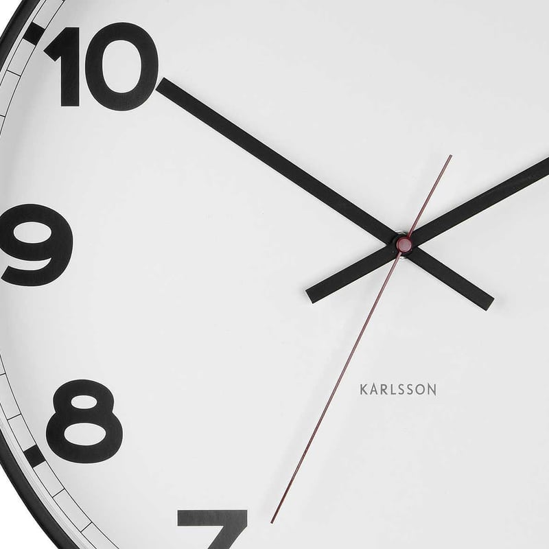 KARLSSON BOOK CLOCK 置時計 本型時計 ポストモダン Y2K カールソン◇KARLSSON KA5847WH◇モダン掛け時計(白の文字盤)◇40cm