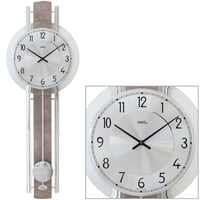 アームス ◇AMS 9652◇デザイン掛け時計◇放射線と人口宝石（シルバー