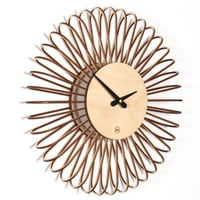 FARBFLUT DESIGN◆CIRCULO サーキュロS◆デザイナーの壁掛け時計◆33 cm◆ナチュラルバーチ