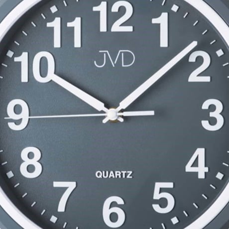 JVD◆HA47.1◆シンプルウォールクロック壁掛け時計◆直径27.5cm◆チェコ共和国、東欧時計