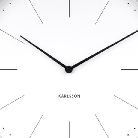 カールソン◆KARLSSON  KA5681WH◆ノーマン壁掛け時計(ホワイト)◆Normann Wall Clock