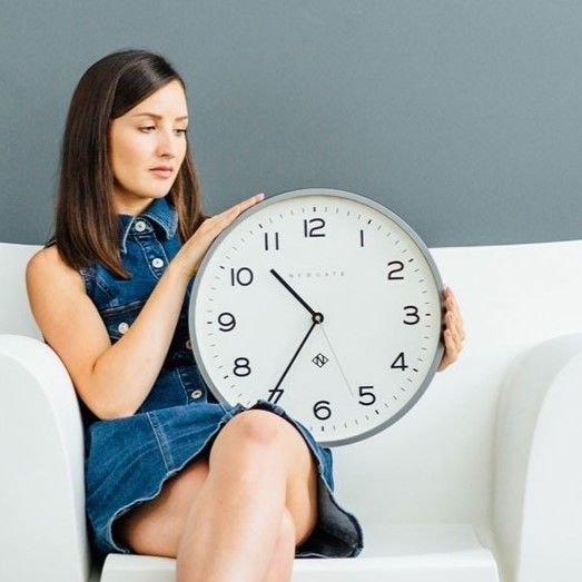 ニューゲート◇NNUMTHR129PGY ◇ナンバースリーエコークロック 大型