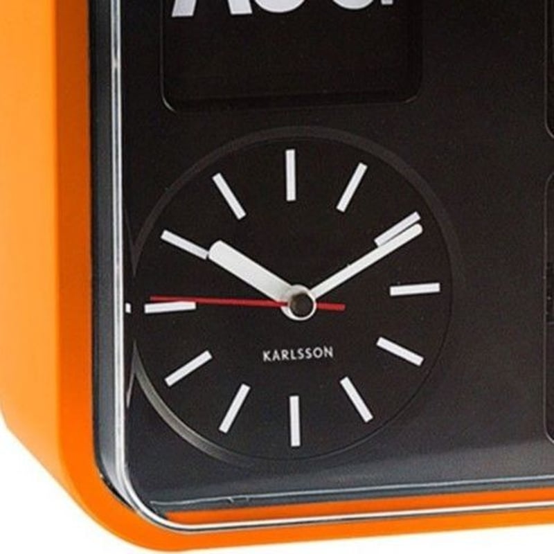 カールソン◇KARLSSON KA5364OR◇ミニフリップ壁掛け時計