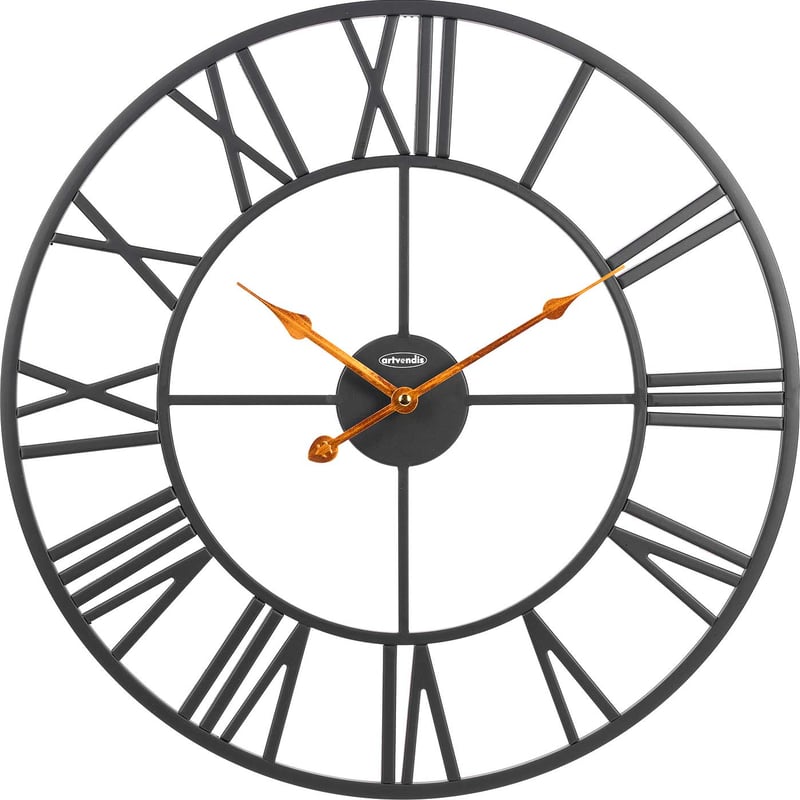 ドイツ アームス AMS 9652 クオーツ 掛け時計 (掛時計) シルバー アームス ◇AMS 9652◇デザイン掛け時計◇放射線と人口宝石