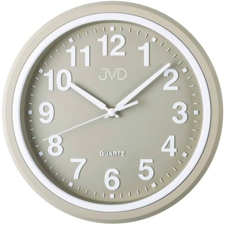 JVD◆HA47.3◆シンプルウォークロック壁掛け時計◆直径27.5cm◆チェコ共和国、東欧時計
