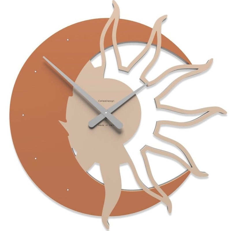 CALLEADESIGN◇WANDUHR SOLE&LUNAL◇太陽と月 壁掛け時計 (テラ CALLEADESIGN◇WANDUHR SOLE&LUNAL◇太陽と月 壁掛け時計 (テラ