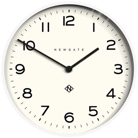 ニューゲート◆NUMONE149PW◆ナンバーワンエコークロック  大型掛け時計 (白、53㎝)◆Number One Echo Clock