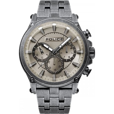 ポリス◆Police PL15920JSQU20M◆ガンメタル 腕時計◆炭色◆TAMAN