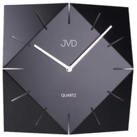 JVD◆JVD HB21.3◆ウォールクロック、壁掛け時計◆無煙炭色◆チェコ共和国、東欧時計