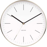カールソン◆Karlsson KA5695WH◆ミニマル 壁掛け時計(27.5cm)◆白◆BOX32デザイン
