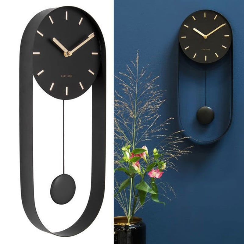 KARLSSON カールソン　猫　ねこ　振り子時計　壁掛け時計 KARLSSON カールソン 猫 ねこ 振り子時計 壁掛け時計 KARLSSON