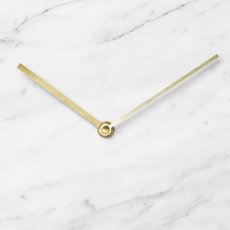 メニュー◇Menu◇Marble wall clock◇大理石の壁掛け時計、ホワイト