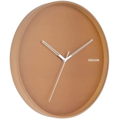 カールソン◆Karlsson KA5807BR◆HUE壁掛け時計(40cm)◆茶◆アルマンドブリーベルド