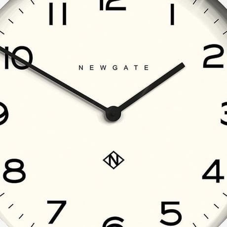 ニューゲート◆NUMONE149PW◆ナンバーワンエコークロック  大型掛け時計 (白、53㎝)◆Number One Echo Clock