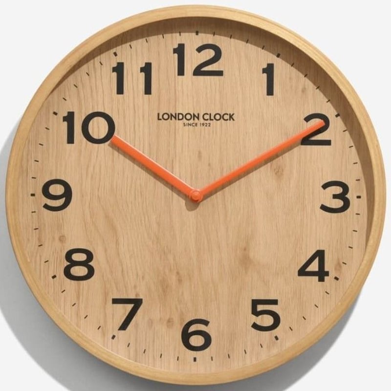 ロンドンクロック◇LONDON CLOCK 1229◇ユニークな壁掛け時計(ウッド