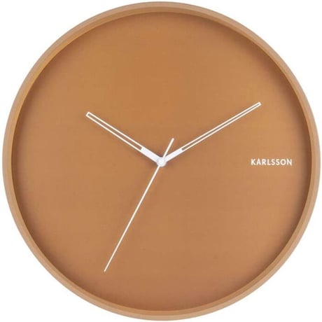 カールソン◆Karlsson KA5807BR◆HUE壁掛け時計(40cm)◆茶◆アルマンドブリーベルド
