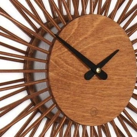 FARBFLUT DESIGN◆CIRCULO サーキュロS◆デザイナーの壁掛け時計◆33 cm◆コニャック