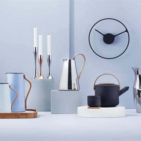 ステルトン◆STELTON Time wall clock◆851 掛け時計 (黒)◆Jehs & Laub