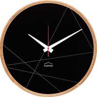 HUAMET◆CH50-C-14◆オーク材ラウンド・グラビア壁掛け時計◆南チロル