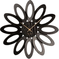 カールソン◆KARLSSON KA5891BK◆花形デザイン掛け時計(黒)◆Blütenform Durchmesser:40cm