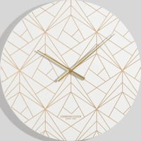 ロンドンクロック◆LONDON CLOCK 01290◆幾何学模様の壁掛け時計◆クォーツムーブメント