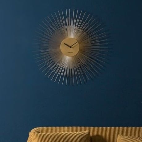 カールソン◆KARLSSON KA5818GD◆デザイン 掛け時計(ゴールド)◆60㎝◆Peony Large Wall Clock
